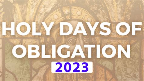 marian holy days 2023